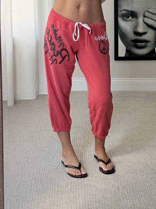 Aeropostale Pants - Y2K Aeropostale Coral Pink Capri low rise Sweatpants